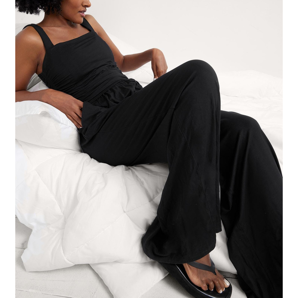 Hatch Black Wide-Leg Jumpsuit